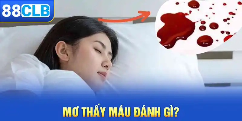 Mơ thấy máu đánh gì?